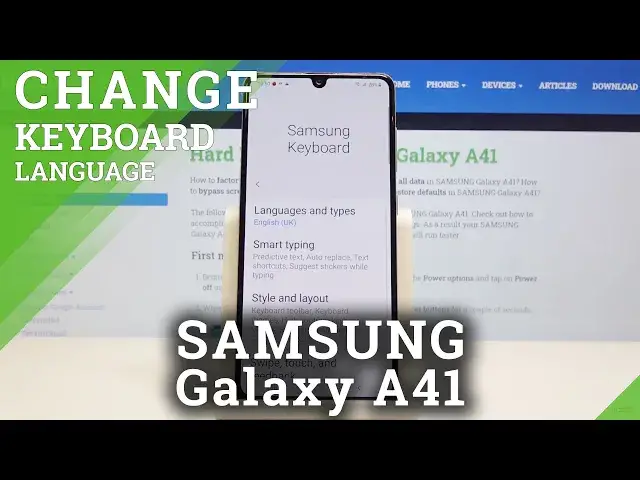 'Video thumbnail for How to Switch Keyboard Language in SAMSUNG Galaxy A41 – Language List'