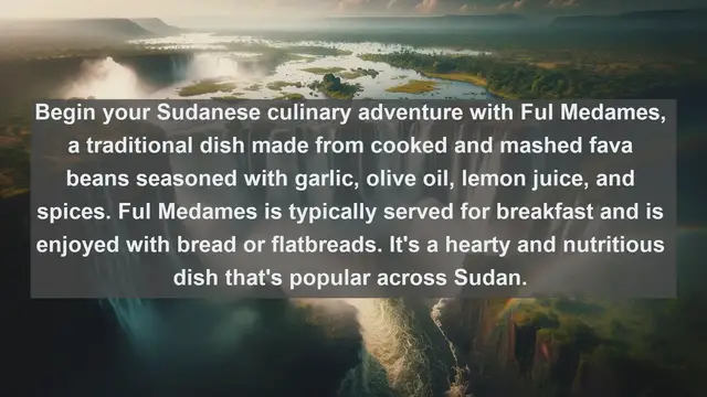 Video thumbnail for Savory Delights of Sudan: Top 10 Mouthwatering Sudanese Dishes You Must Try!