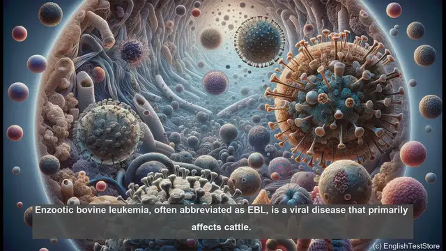 Video thumbnail for Enzootic bovine leukaemia in biology - meaning, definition and examples
