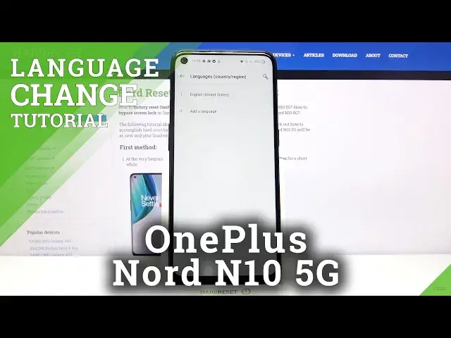 'Video thumbnail for How to Change Language in OnePlus Nord N10 5G – Language Settings'