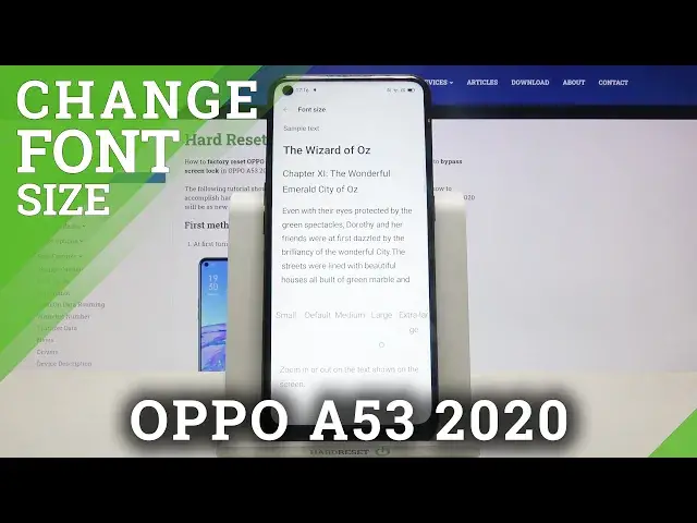 'Video thumbnail for How to Customize Display Settings in OPPO A53 2020 - Change Font Size'