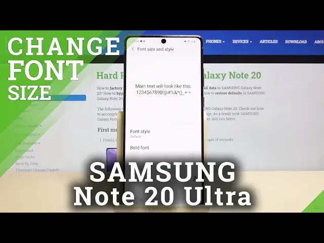'Video thumbnail for How to Change Font Size in SAMSUNG Galaxy Note 20 – Personalize Font Text'