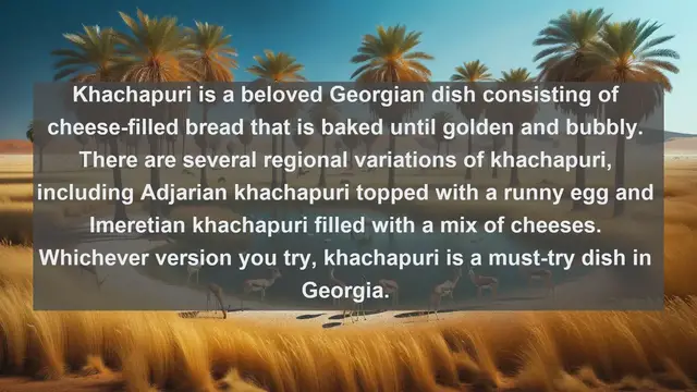 Video thumbnail for Gastronomic Delights of Georgia: Top 10 Must-Try Georgian Foods