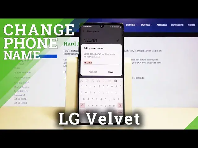 Video thumbnail for How to Change Device Name in LG Velvet – Rename Phone Name