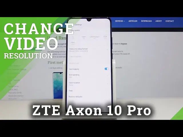 Video thumbnail for How to Change Video Resolutions in ZTE Axon 10 Pro – Video Quality