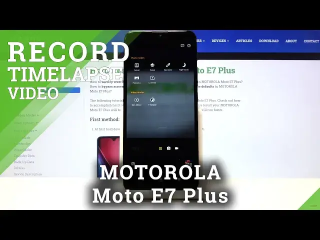 'Video thumbnail for How to Record Timelapse Videos in Motorola Moto E7 Plus – Activate Timelapse Feature'