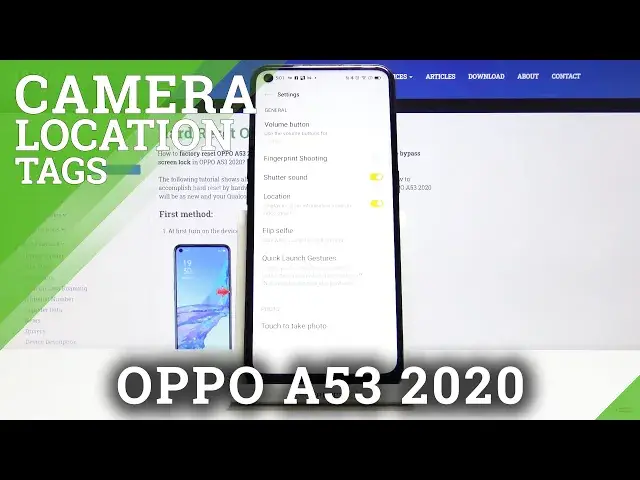 'Video thumbnail for How to Manage Camera Location Tags in OPPO A53 2020 – Find Location Features'
