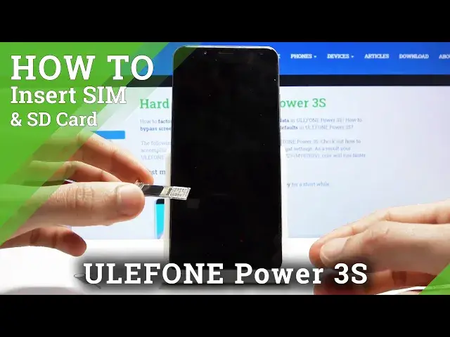 'Video thumbnail for How to Insert SIM and SD Card on ULEFONE Power 3S – Nano SIM Card Slot'