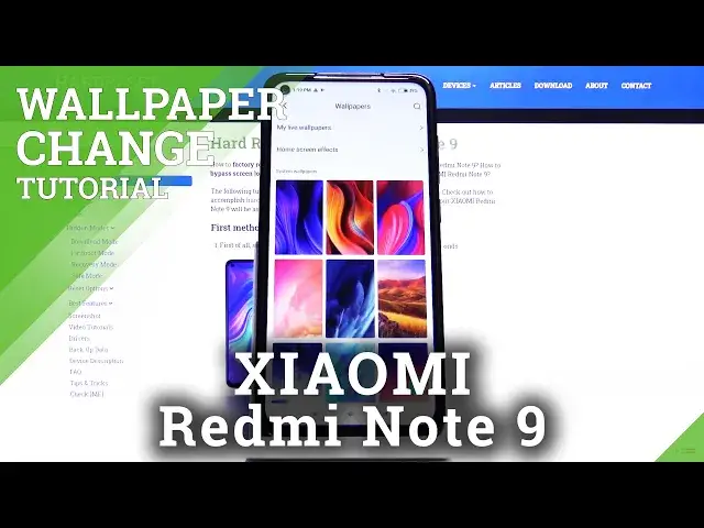 'Video thumbnail for How to Change Wallpaper in Xiaomi Redmi Note 9 - Set Up Wallpaper'