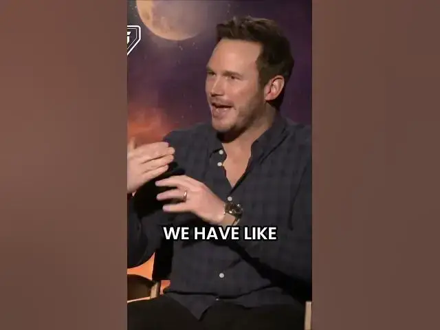Video thumbnail for Chris Pratt Interview Peter Quill in The Guardians of the Galaxy 3