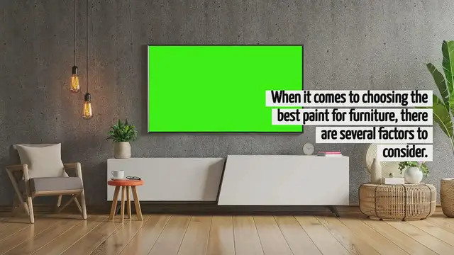 Video thumbnail for What Is The Best Paint For Furniture