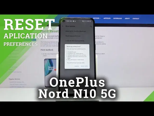 'Video thumbnail for How to Reset App Preferences in OnePlus Nord N10 5G – Restore App Defaults'