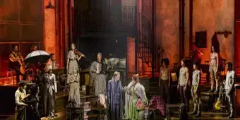 Video thumbnail for Photos/Video: Nathan Sykes, Fayth Ifil, and More in HADESTOWN in London