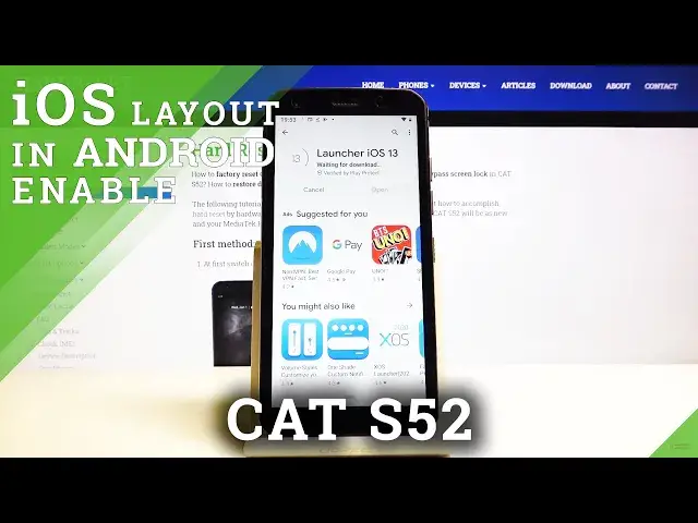 Video thumbnail for How to Download iOS Launcher on CAT S52 – Install iOS Menu
