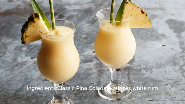 Video thumbnail for Pina colada recipe