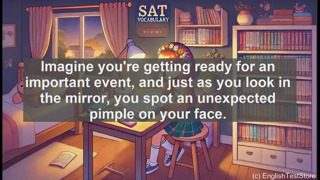 Video thumbnail for 5000 Must Know SAT Vocabulary - SAT Vocabulary: Understanding the Word 'Blemish'