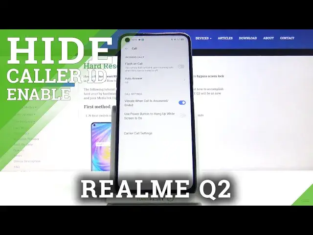 'Video thumbnail for How to Hide Caller ID in REALME Q2 – Make Number Private'