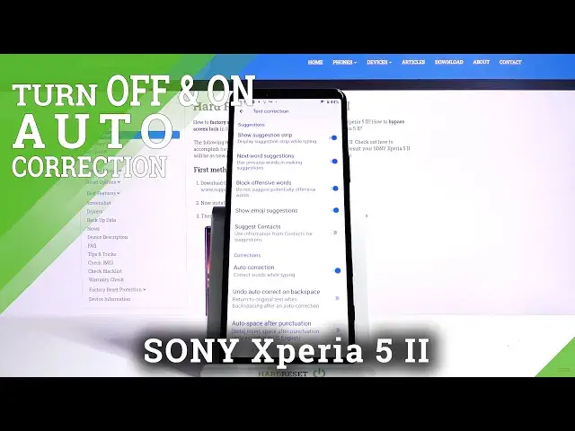 Video thumbnail for How to Manage Text Correction Options in Sony Xperia 5 II – Auto Correction Feature