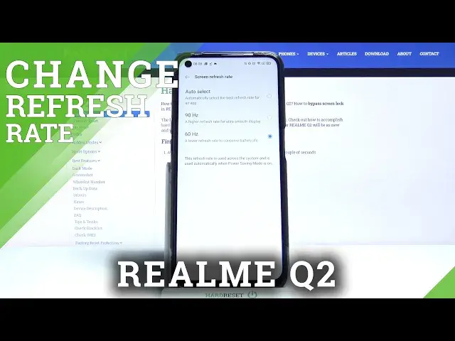 'Video thumbnail for How to Change Display Refresh Rate in REALME Q2 – Refresh Rate'