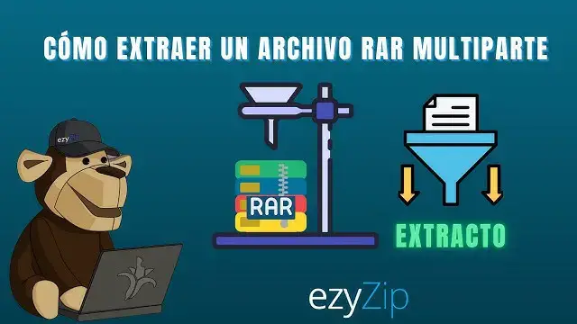 'Video thumbnail for Extraer archivos RAR divididos | Fusionar archivos RAR de varias partes en línea (guía práctica)'