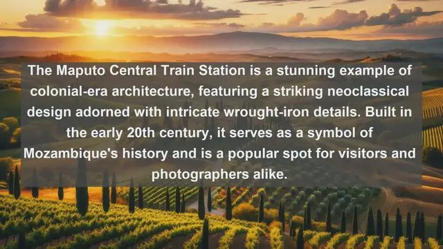 Video thumbnail for Exploring Mozambique's Architectural Gems: Top 10 Must-See Landmarks