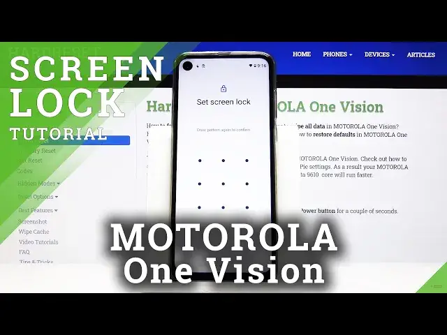 'Video thumbnail for How to Change Lock Method in Motorola One Vision - All Protection Methods'