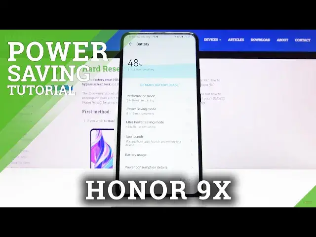 Video thumbnail for How to Save Battery in Honor 9x - Power Saving Mode