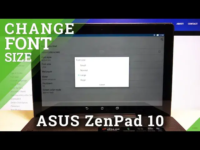 Video thumbnail for How to Change Font Size in ASUS ZenPad 10 – Display Settings
