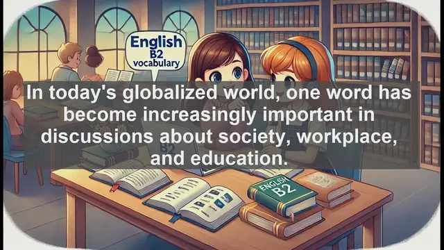 Video thumbnail for 1500 Must Know CEFR B2 Vocabulary - Understanding Diversity: A B2 English Vocabulary Lesson