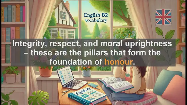 Video thumbnail for 1500 Must Know CEFR B2 Vocabulary - Understanding Honour: Meaning, Usage, and Importance