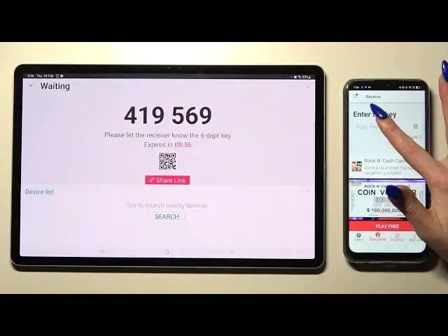 Video thumbnail for How to Transfer Files from SAMSUNG Galaxy Tab S8 Plus to Android Device – Send Anywhere App