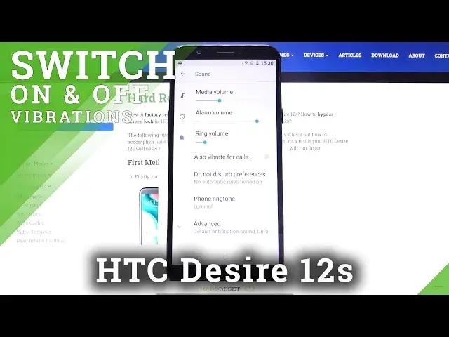 'Video thumbnail for How to Manage Vibration Settings in HTC Desire 12s – Enable Vibrations for Incoming Calles'