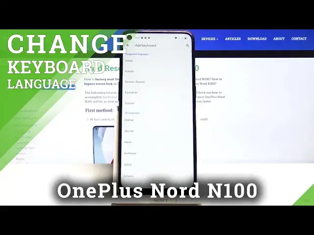'Video thumbnail for How to Change Keyboard Language in OnePlus Nord N100 – Set Up Keyboard Language'