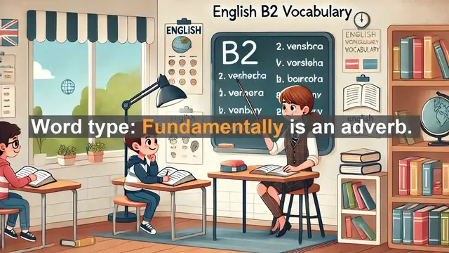 Video thumbnail for 1500 Must Know CEFR B2 Vocabulary - The Power of 'Fundamentally': Mastering Advanced English