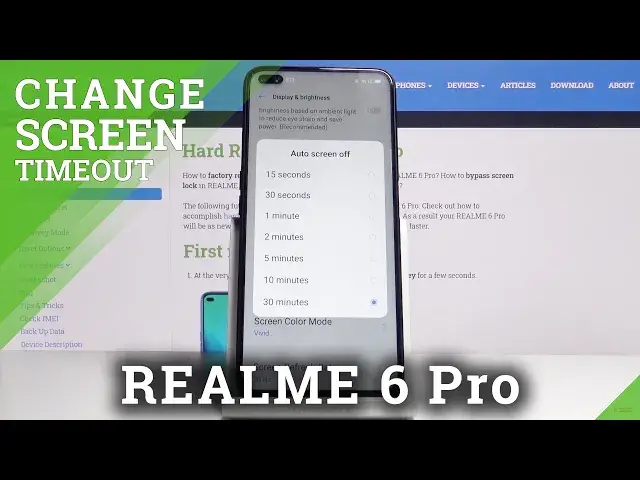 'Video thumbnail for How to Change Screen Timeout in Realme 6 Pro – Display Settings'