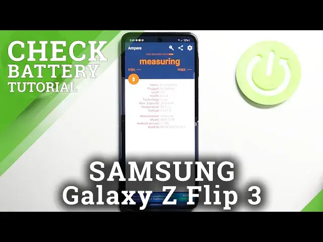 'Video thumbnail for How to Check Battery Info in SAMSUNG Galaxy Z Flip3 - Ampere App'