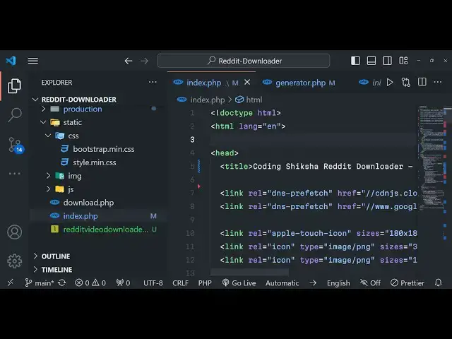 Video thumbnail for Build a PHP Reddit Post Image & Video Downloader in Browser Using Reddit API in HTML5 & Javascript