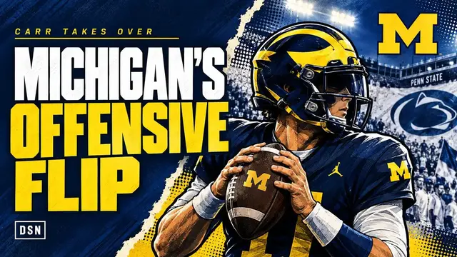 Video thumbnail for Michigan should ride Tommy Carr after the Penn State win