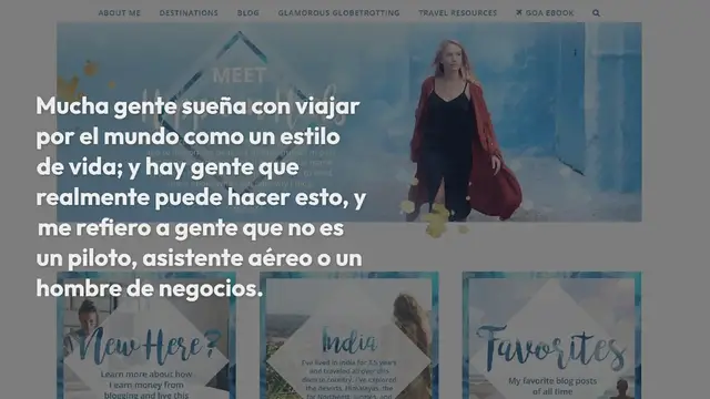 Video thumbnail for ¿Cómo Empezar un Blog de Viajes (Travel Blog)? – Guía completa