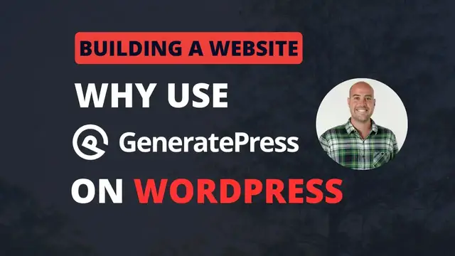'Video thumbnail for Why use GeneratePress for your WordPress Blog | jcchouinard.com'
