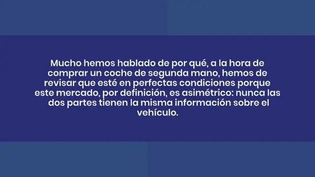 Video thumbnail for SABER COMPRAR UN COCHE DE SEGUNDA MANO EN FUNCIÓN DEL PRECIO