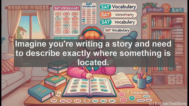 Video thumbnail for 5000 Must Know SAT Vocabulary - Locative: The SAT Word for Precise Location Description