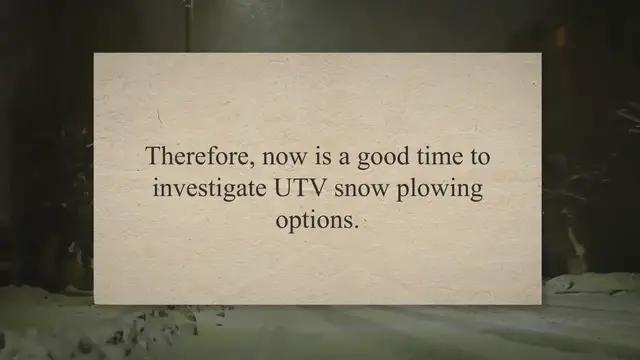 'Video thumbnail for The 2023 Ultimate UTV Snow Plowing Guide'