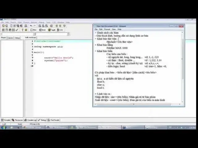 Video thumbnail for Cách viết một chương trình đơn giản trên C++ với DevC++