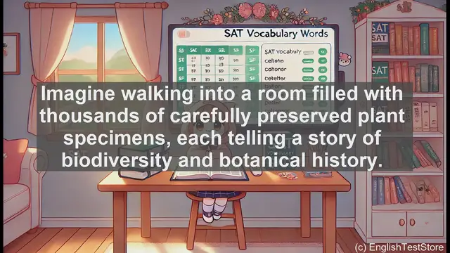 Video thumbnail for 5000 Must Know SAT Vocabulary - Herbarium: A Botanical Time Capsule