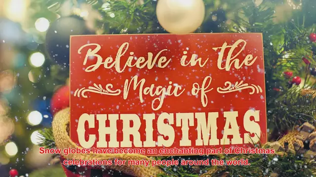 Video thumbnail for How Do People Celebrate Christmas With Snow Globe Collections?