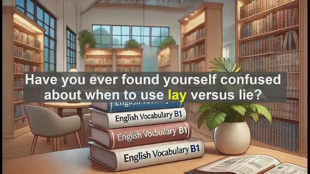 Video thumbnail for 2500 Must Know CEFR B1 Vocabulary - How to Use 'Lay' Correctly: A Comprehensive Guide