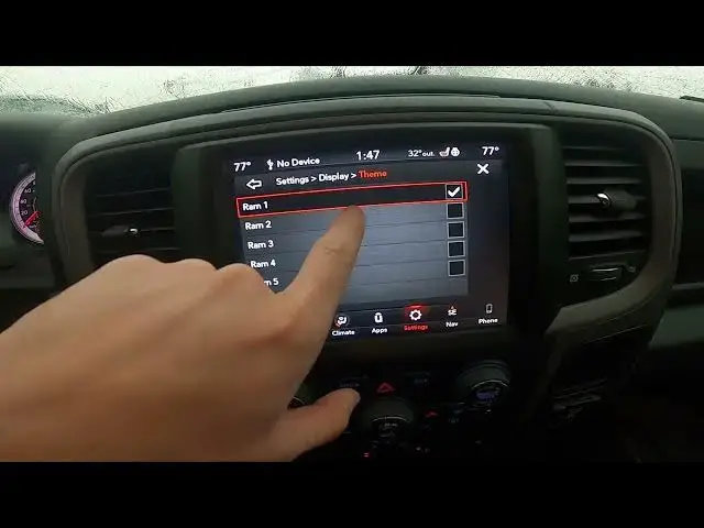 'Video thumbnail for How to Find and Manage Display Settings in Dodge Ram 1500 II ( 2019 - now )'
