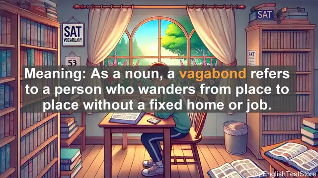 Video thumbnail for 5000 Must Know SAT Vocabulary - Vagabond: SAT Vocabulary Word Explained
