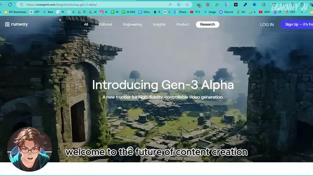 Video thumbnail for BEST NEW AI Video Generator Now Going Public _ Runway Gen 3 Alpha AI